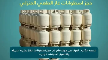 الحصة الثانية.. تعرف على موعد فتح باب حجز أسطوانات الغاز بشركة البريقة وتفاصيل الإجراءات الجديدة